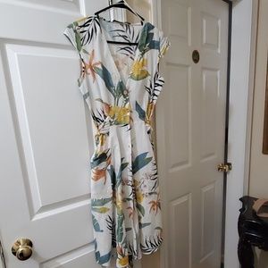 Zara Floral Midi Dress